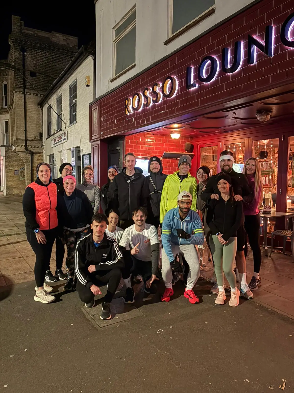 Good Vibrations runners together after a run in Biggleswade